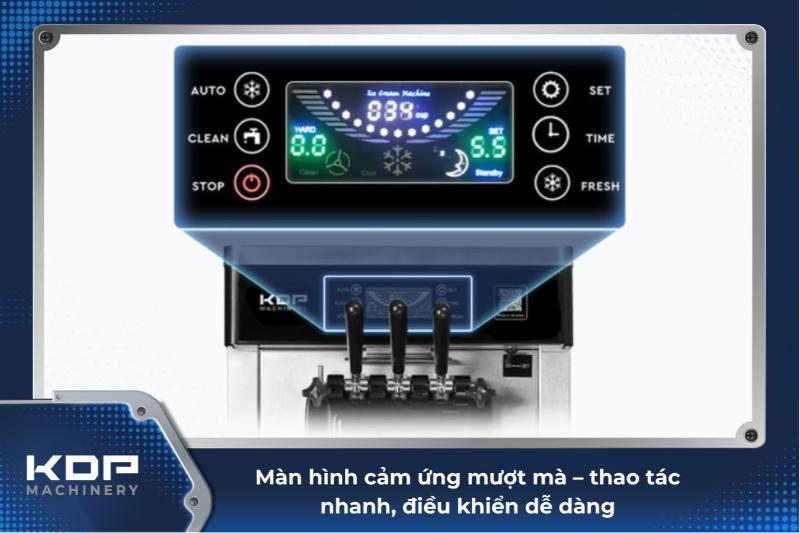 Bảng điều khiển thiết kế trực quan, dễ sử dụng 