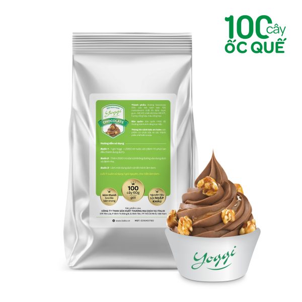 Bột làm kem tươi Yoggi vị socola