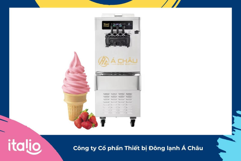 Công ty Cổ phần Thiết bị Đông lạnh Á Châu chuyên nhập khẩu các dòng máy làm kem cứng chất lượng