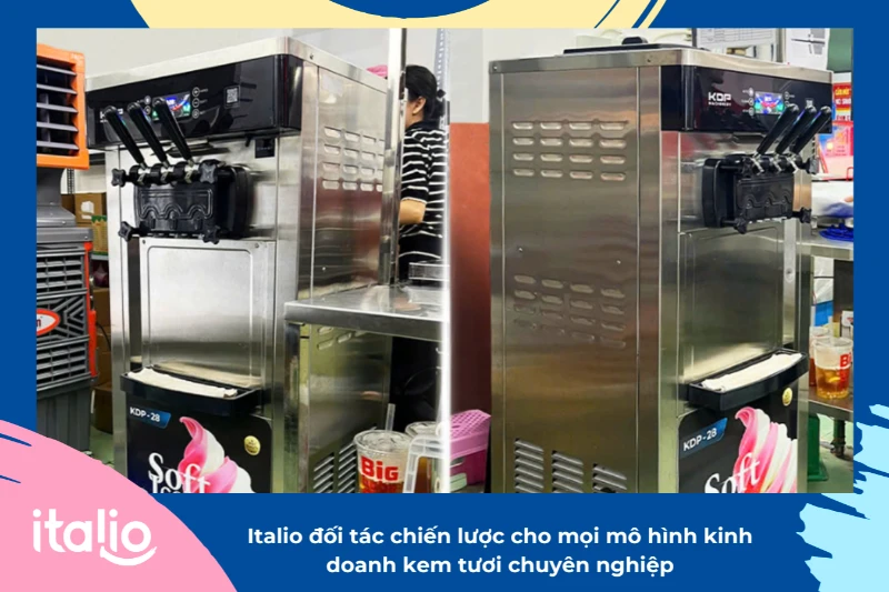 Danh sách nơi cung cấp máy làm kem Bến Tre nổi bật 2 Máy làm kem Italio