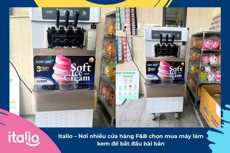 Máy làm kem tươi KDP Machinery - Đặt ngay Italio 