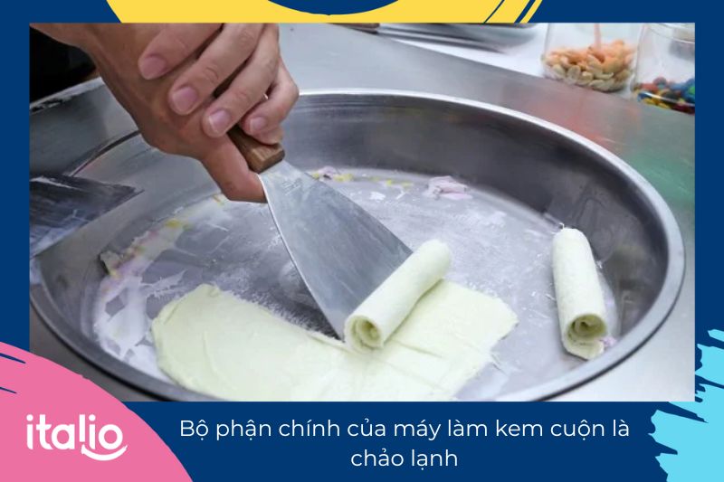Cách làm kem cuộn Thái Lan không cần máy chỉ 4 bước 1 cách làm kem cuộn thái lan không cần máy công thức từ Italio