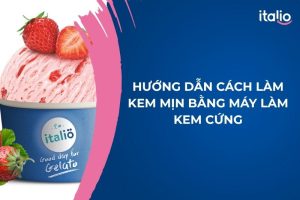 Hướng Dẫn Cách Làm Kem Mịn Bằng Máy Làm Kem Cứng