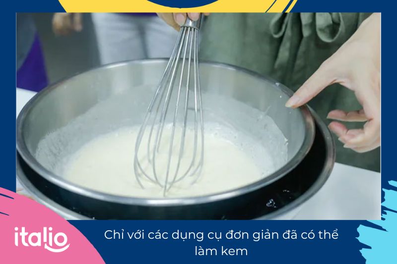 cách làm kem sầu riêng không cần máy đánh trứng từ Italio