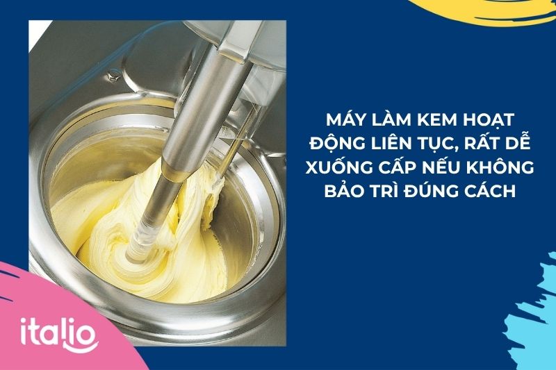 Hướng dẫn cách khắc phục lỗi máy làm kem cứng hiệu quả 1 Máy làm kem nếu không bảo trì đúng cách sẽ nhanh xuống cấp
