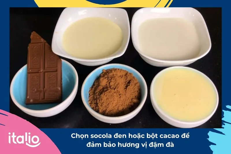 Chia sẻ cách làm kem tươi vị socola tại nhà 2 Chọn socola đen hoặc bột cacao để đảm bảo hương vị đậm đà