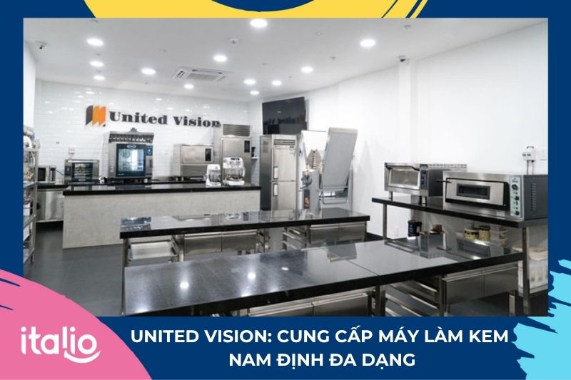 Top địa chỉ bán máy làm kem Nam Định giá tốt nhất 5 United Vision: Cung cấp máy làm kem Nam Định đa dạng