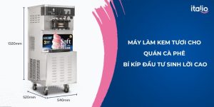 Máy làm kem tươi cho quán cà phê
