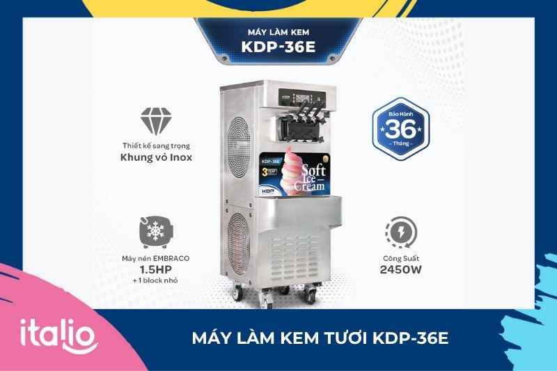 Máy làm kem tươi công nghiệp KDP-36E