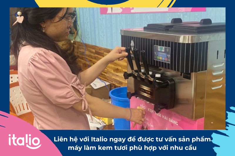 Italio giúp bạn lựa chọn được loại máy làm kem tươi phù hợp nhất với nhu cầu