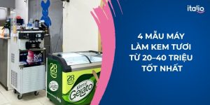 4 Mẫu Máy Làm Kem Tươi Từ 20-40 Triệu Tốt Nhất