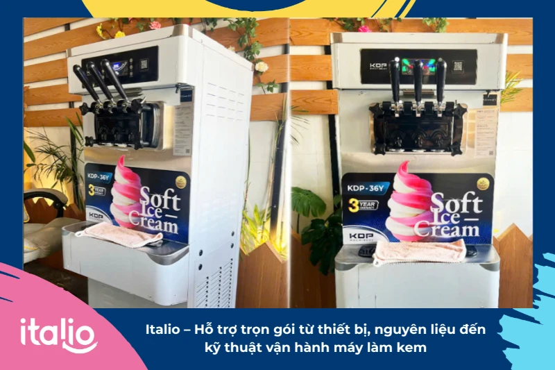 Tổng hợp nơi bán máy làm kem Vĩnh Long uy tín nhất 1 Mua máy làm kem tươi Italio