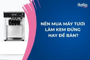 Nên Mua Máy Tươi Làm Kem Đứng Hay Để Bàn?