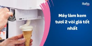 Máy làm kem tươi 2 vòi tiện lợi, giá tốt nhất