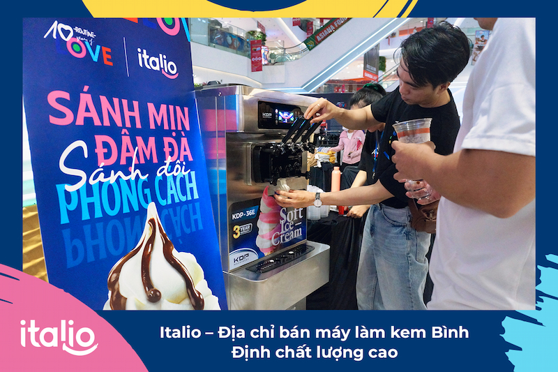 Italio – Địa chỉ bán máy làm kem Bình Định chất lượng cao