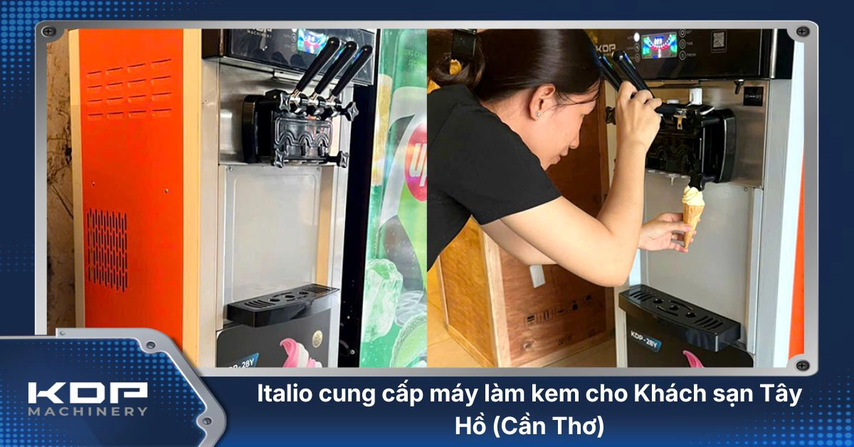 Italio cung ứng máy làm kem
