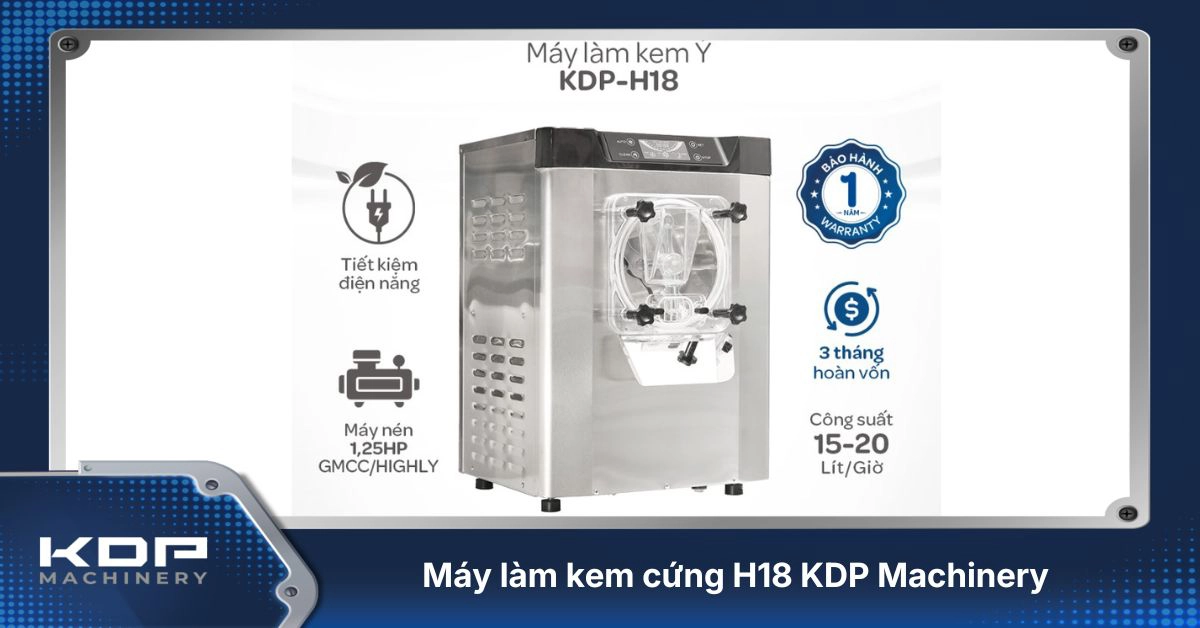 Máy làm kem cứng KDP-18