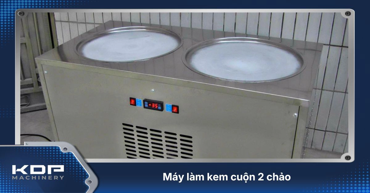 Máy làm kem cuộn